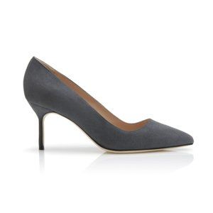 Manolo Blahnik Pumps BB 70 Gray Suede US 9 EU 40